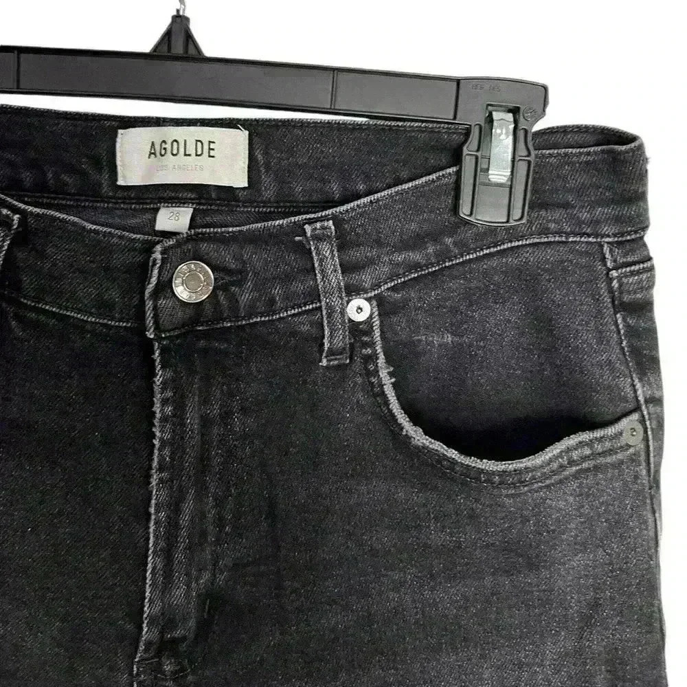 AGOLDE Toni Cropped Skinny Jeans Size 28 - Picture 5 of 10